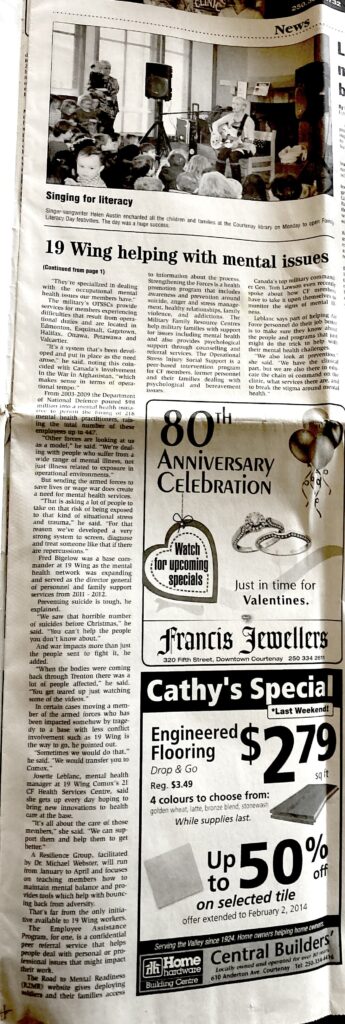 Comox Valley Echo - Base of Support2